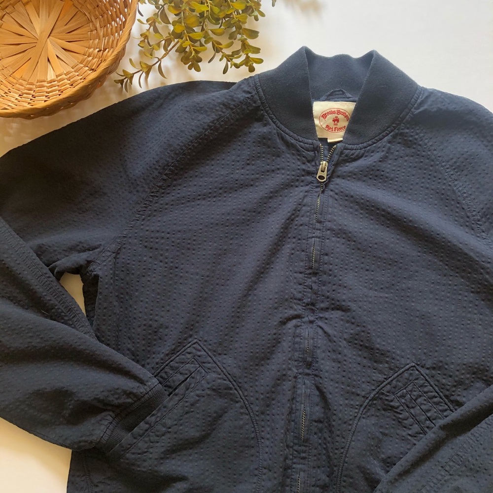 SOLD | Brooks Brothers | Men’s Blue Bomber Jacket - Picture 2 of 9